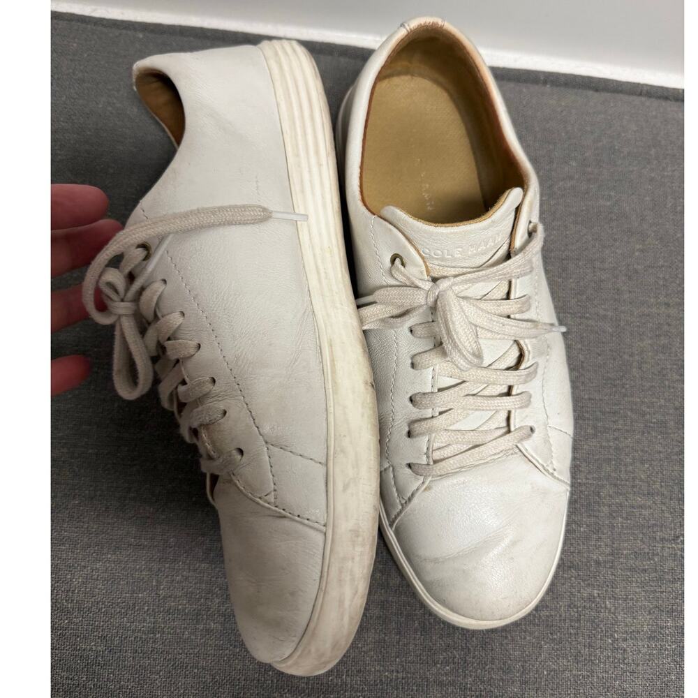 Cole Haan Grand Crosscourt Sneakers Shoes White Leather Men 11 M  C26515
